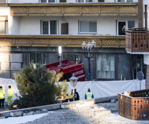 Miejsce wybuchu o poranku 1 stycznia