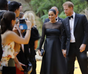 Gwiazdy na premierze filmu Król Lew - Meghan i Harry