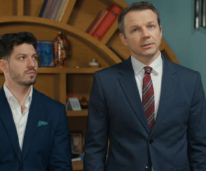 Barwy szczęścia odc. 3394. Justin (Jasper Sołtysiewicz), Bruno (Lesław Żurek)