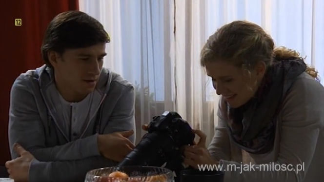 M jak miłość. Natalka (Marcjanna Lelek), Franek (Piotr Nerlewski)