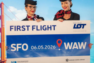 Pierwszy rejs PLL LOT na trasie Warszawa – San Francisco