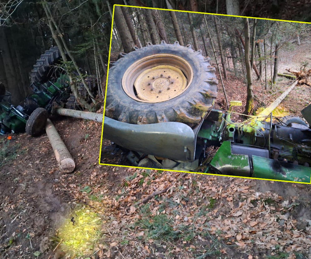 Dziecko ranne w wypadku ciągnika