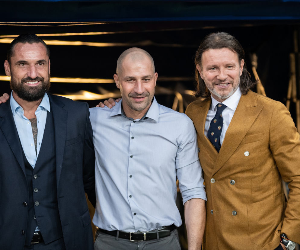 Wisła świętowała jubileusz. R. Majdan pojawił się na meczu z Napoli