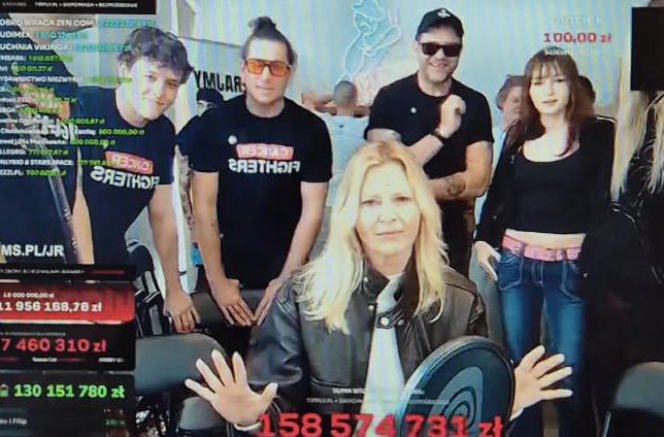 Małgorzata Kożuchowska u Łatwoganga