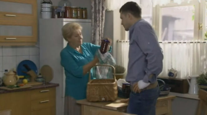 ''M jak miłość'' 1030 Tomek (Andrzej Młynarczyk) Barbara (Teresa Lipowska)
