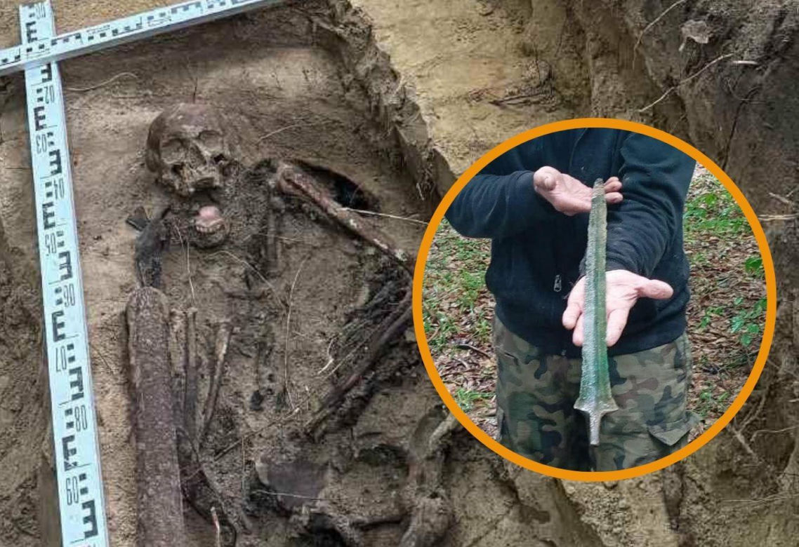 "Na początku myślałem, że trafiłem na puszkę" - mówi poszukiwacz, Marcin Wiśniewski w rozmowie z Radiem Eska