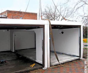 Garaż gotowy z prefabrykatów betonowych (2)