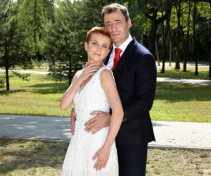 Barwy szczęścia odc. 1376. Marta Walawska (Katarzyna Zielińska), Artur Chowański (Jacek Rozenek)