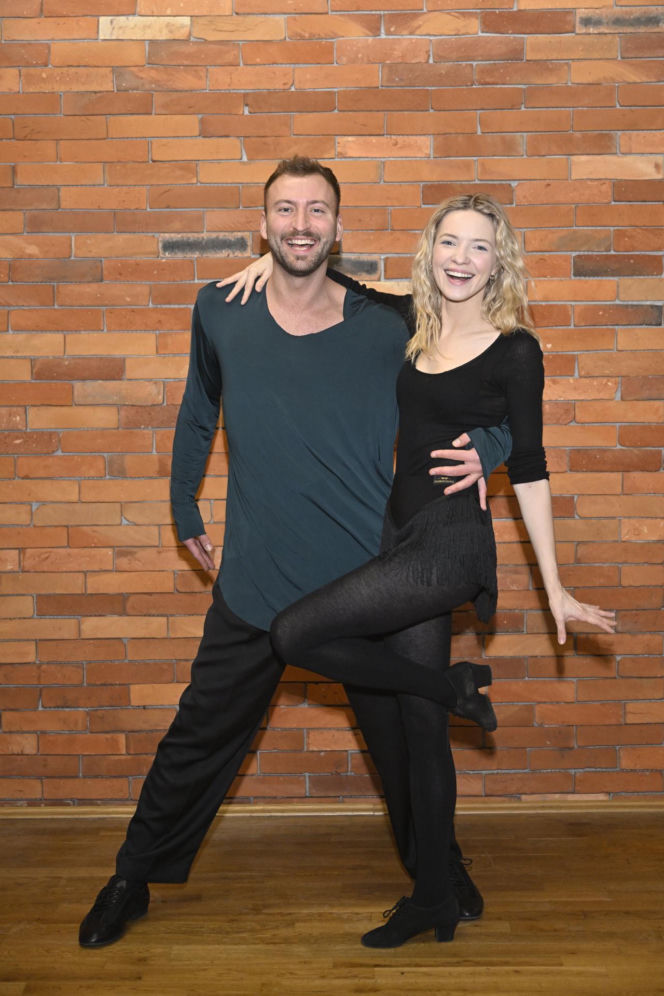 Kulesza uczy Gałązkę tańczyć