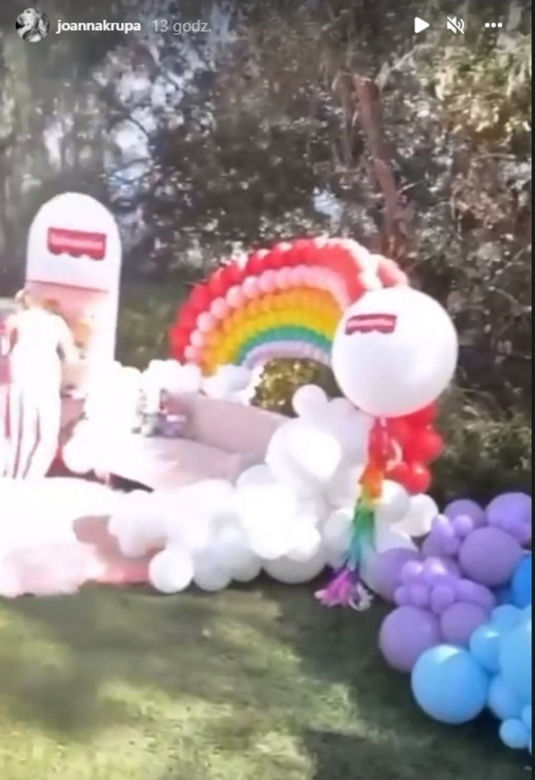 Urodziny córki Joanny Krupy