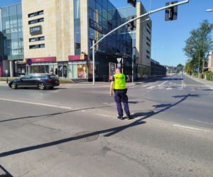 Zderzenie motocyklisty z osobówką na ul. Wojskowej w Siedlcach