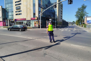 Zderzenie motocyklisty z osobówką na ul. Wojskowej w Siedlcach