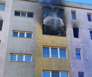 Biegły ustali przyczyny pożaru w bloku w Kościanie. Nie wszyscy lokatorzy wrócą do swoich mieszkań