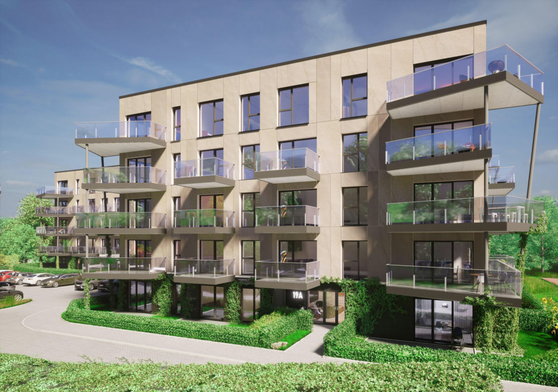 Osiedle apartamentowców w Katowicach Ligocie