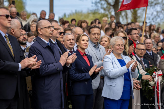 Elegancka Marta Nawrocka w Chojnie