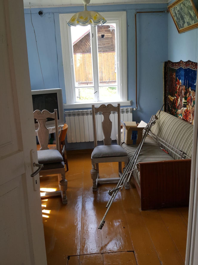 Salon przed remontem