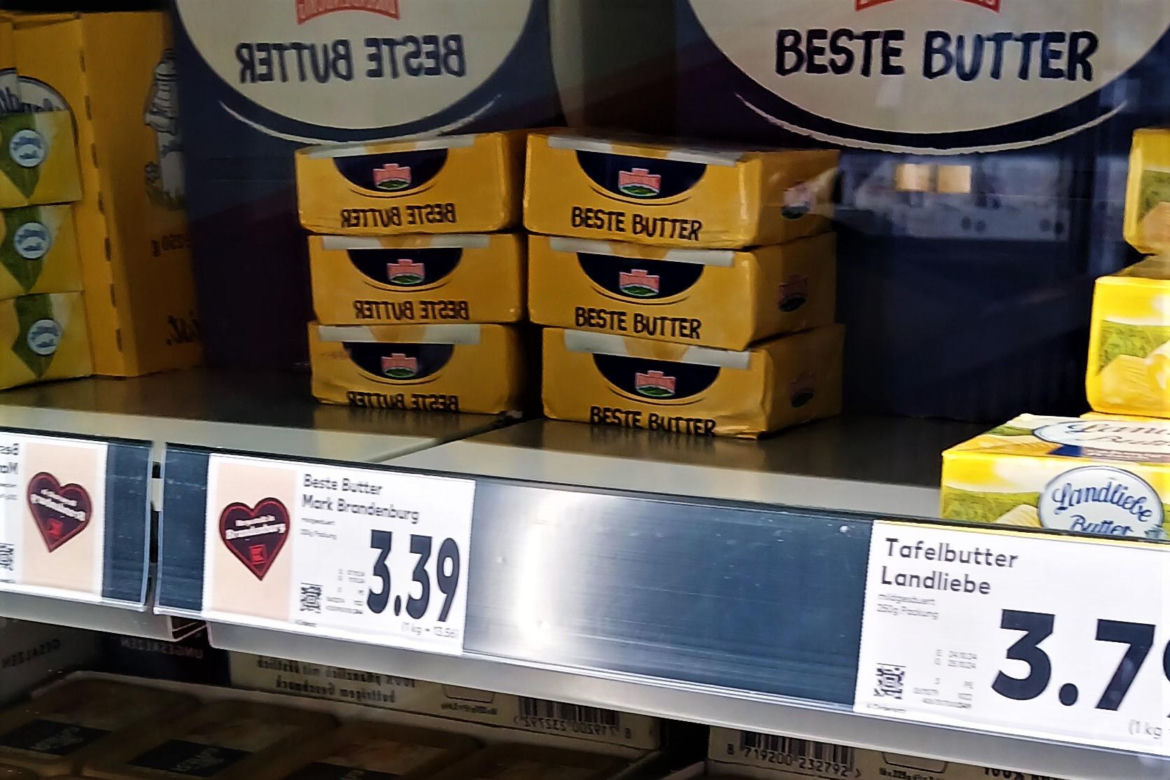 Ceny masła w Polsce i w Niemczech
