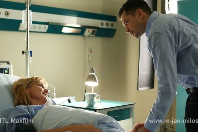 M jak miłość odc. 1142. Dorota (Katarzyna Żak), Tomek (Andrzej Młynarczyk)