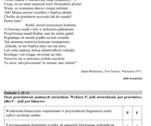 str.5 Próbny egzamin ósmoklasisty 2020. Arkusz z języka polskiego