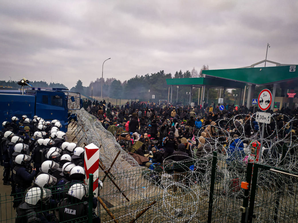 Granica polsko-białoruska. Kryzys na przejściu granicznym w Kuźnicy