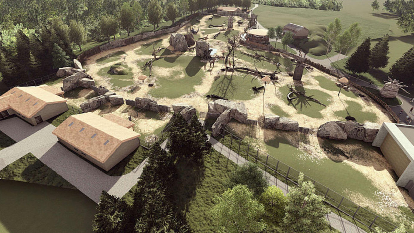 Nowy wybieg afrykański w Warszawskim ZOO - koncepcja architektoniczna