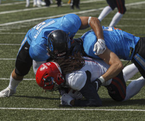 Futbol amerykański. Panthers Wrocław przegrali z Hamburg Sea Devils 23:26