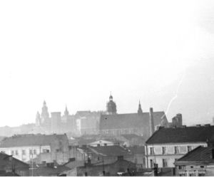 Panorama Krakowa 90 lat temu