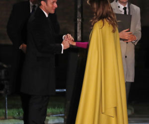 Macron czaruje Melanię Trump przy każdej okazji!