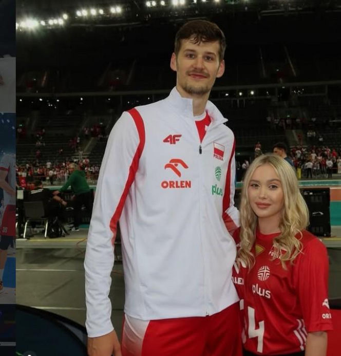 Siatkarz Szymon Jakubiszak ma piękną żonę Oliwię