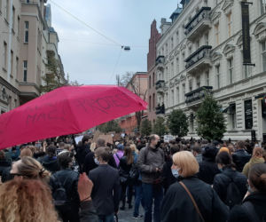 Strajk kobiet w centrum Poznania