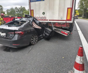 S1 całkowicie zablokowana! Poważny wypadek w Mysłowicach