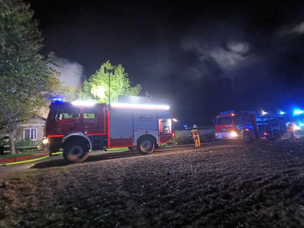 Tragiczny pożar pod Waśniowem