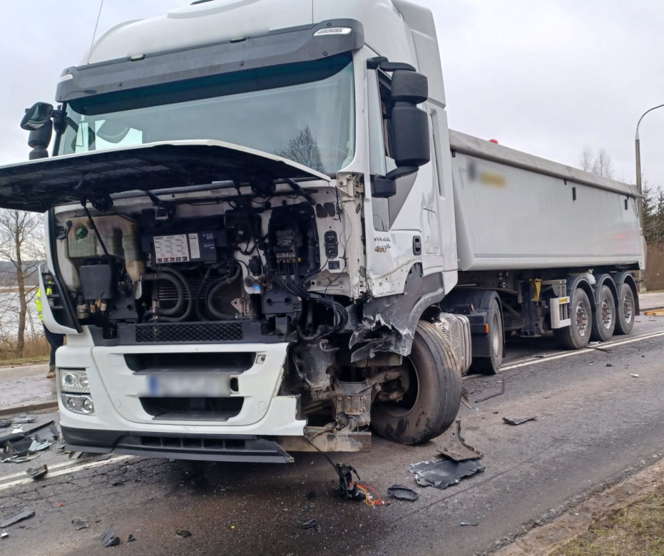 Wypadek przy ul. Bałtyckiej w Olsztynie