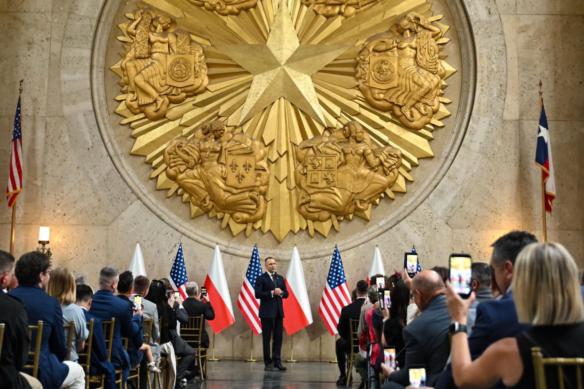 USA/ Prezydent Nawrocki podziękował przedstawicielom Polonii za to, że są ambasadorami Rzeczpospolitej Polskiej