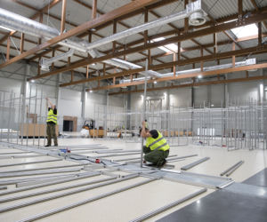 Budują Szpital tymczasowy w Krakowie w Hali Expo