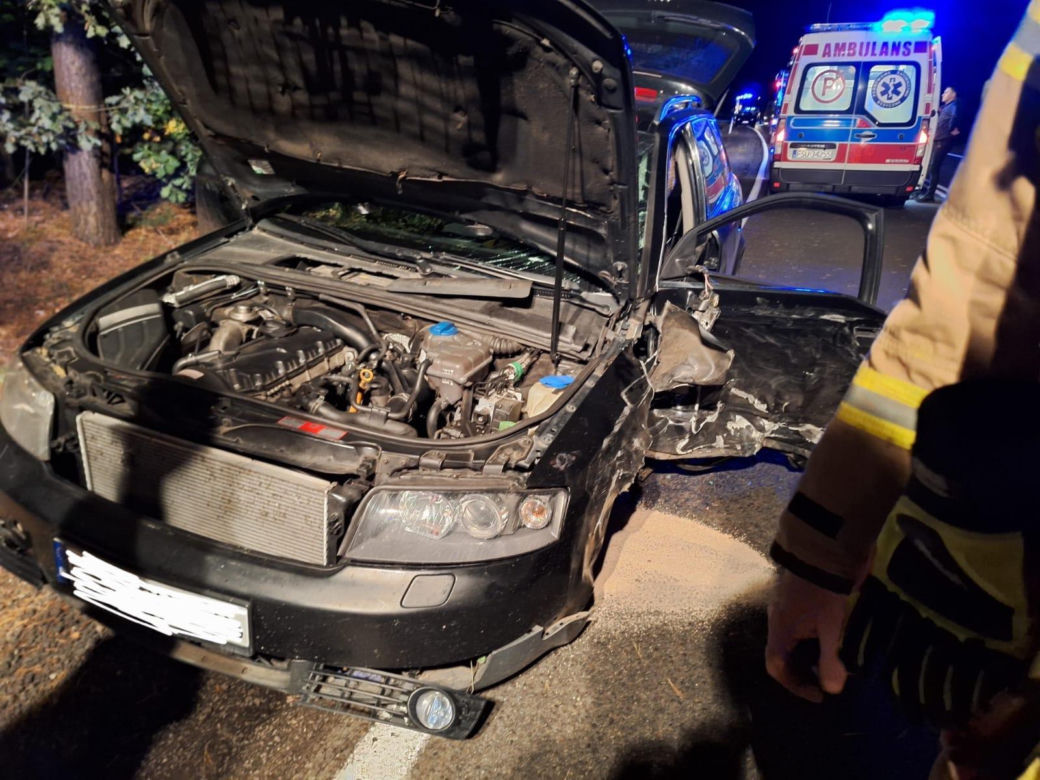 Wypadek między Krzeszycami a Lubniewicami