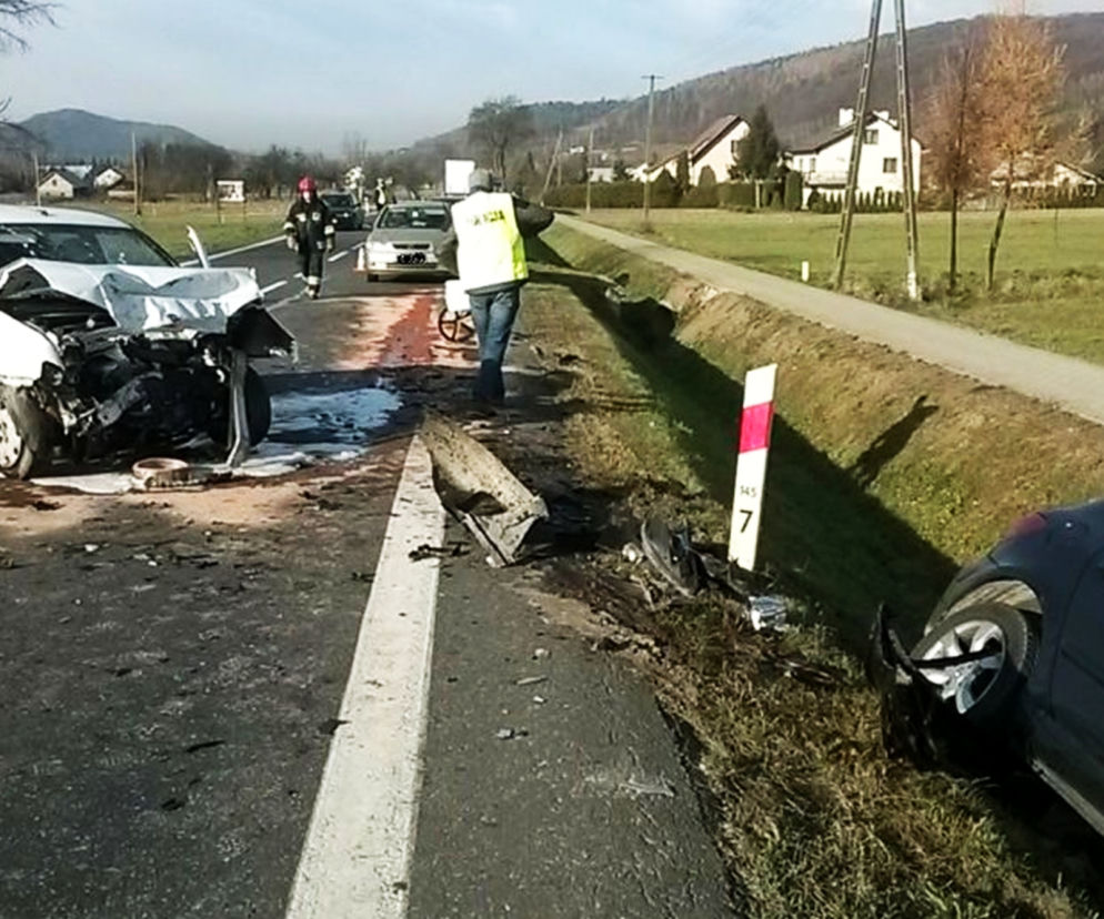 Wypadek w Zawadce Brzosteckiej (gmina Brzostek)