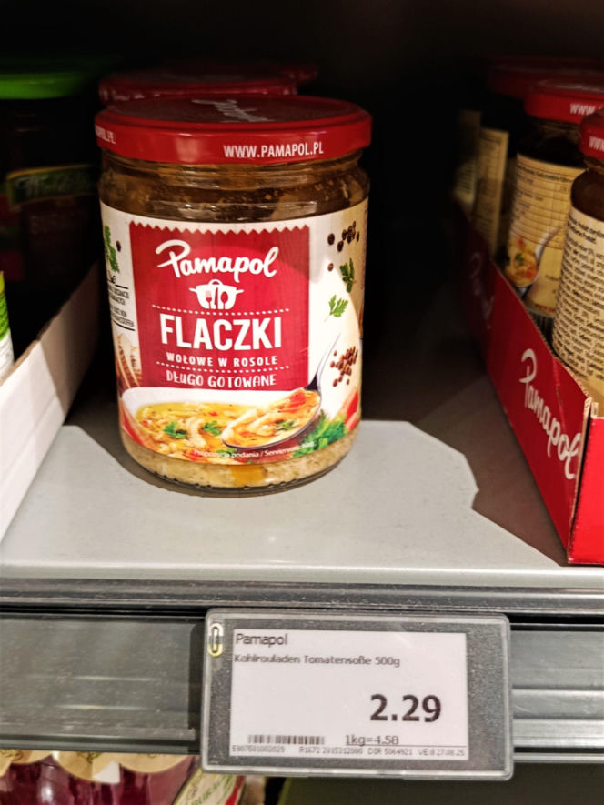 Polskie produkty w niemieckim supermarkecie