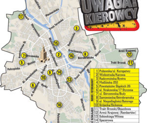 Mapa fotoradarów w Warszawie