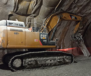 Drążenie tunelu na zakopiance