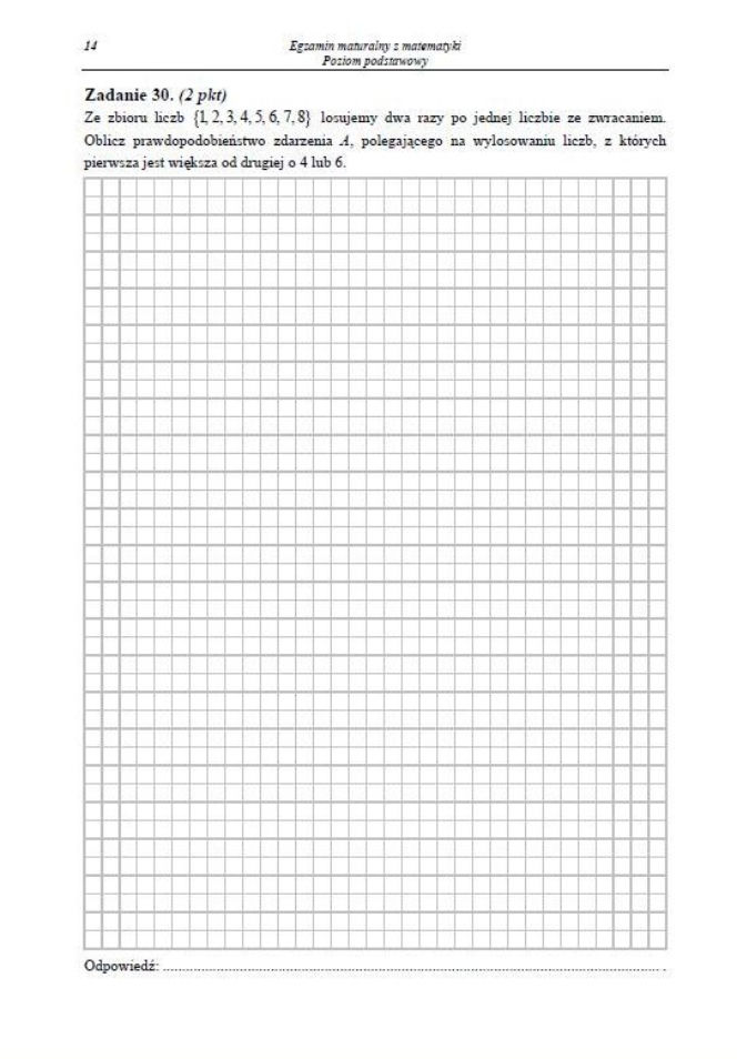 matura 2014 matematyka