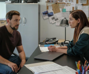 Barwy szczęścia odc. 3290. Celina (Orina Krajewska), Marcin Kodur (Oskar Stoczyński)