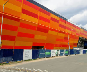 Budowa Morskiego Centrum Nauki w Szczecinie - kwiecień 2021