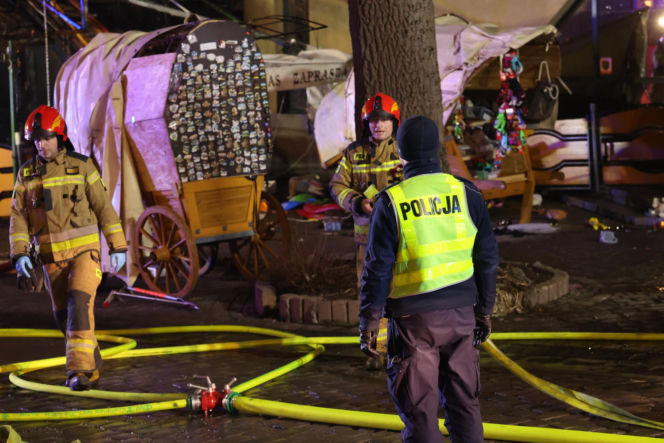 Pożar lokalu na Krupówkach