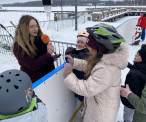 Lodowisko w Centrum Rekreacyjno-Sportowym Ukiel