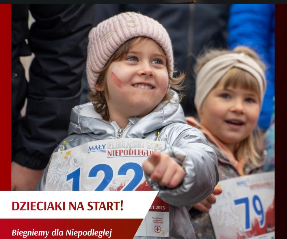 Maluchy na start! Ostatnie miejsca w elbląskim Biegu Niepodległości