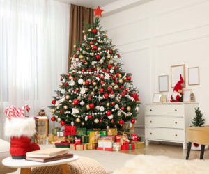 Choinka odświętnie ubrana