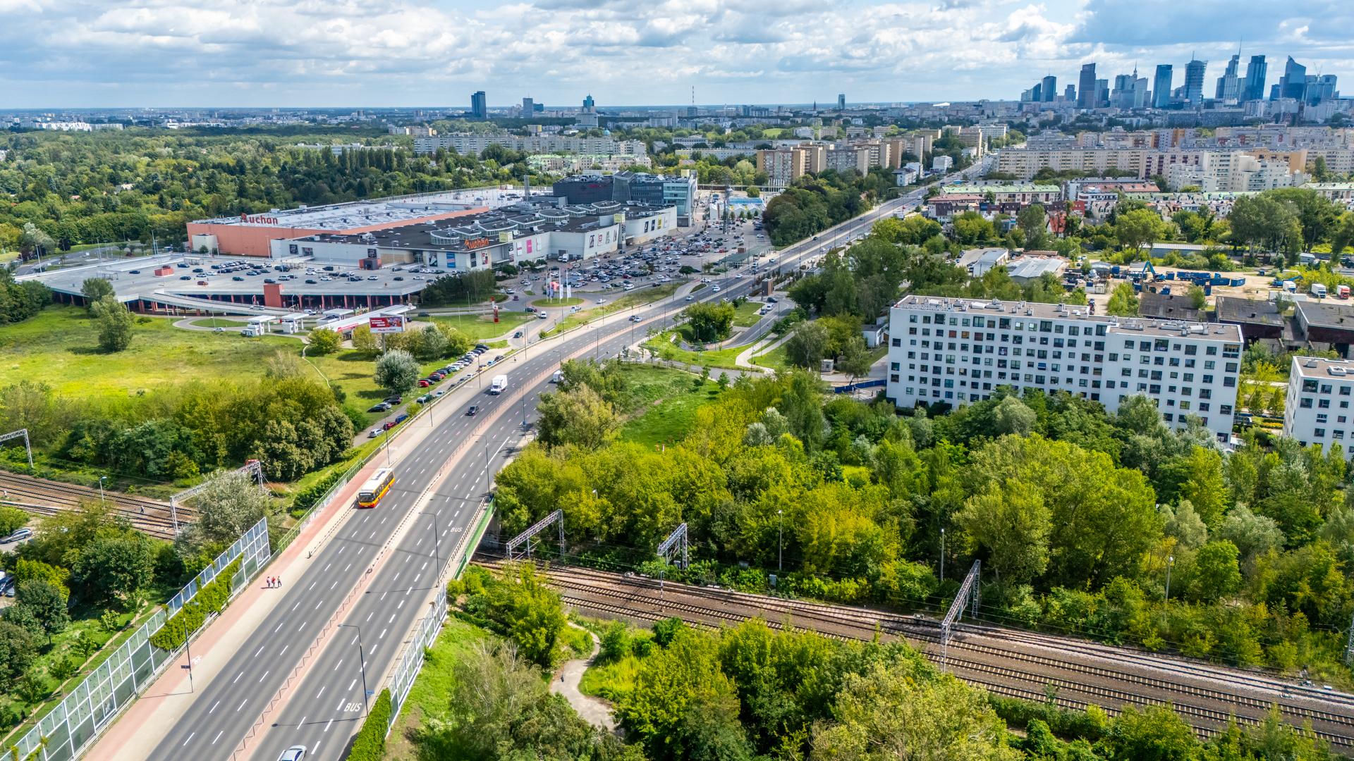 Lokalizacja planowanego przystanku kolejowego Warszawa Ulrychów