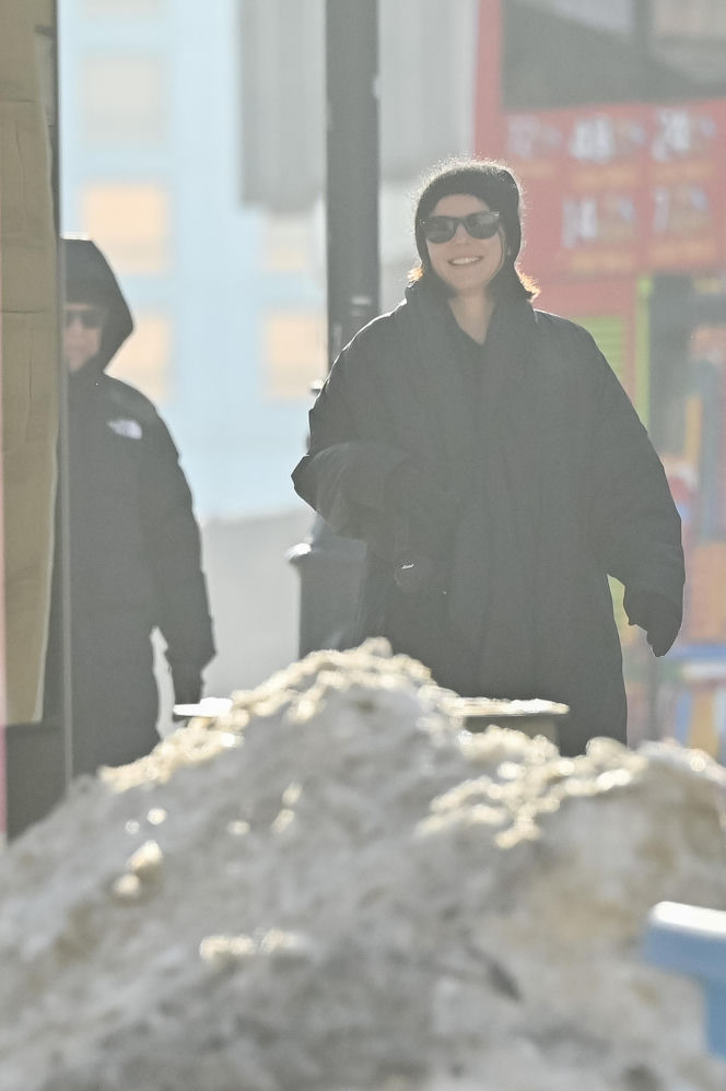 Marek Kondrat z żoną i córką w Warszawie