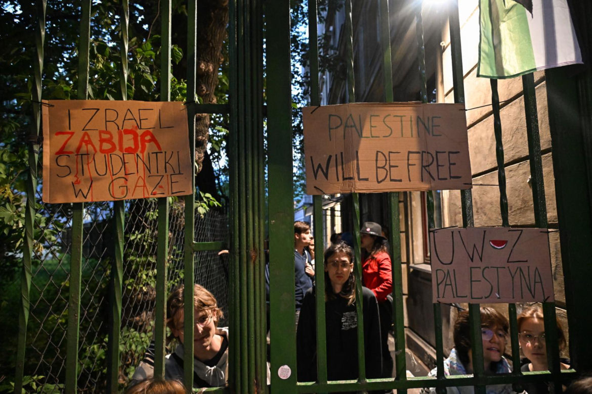 Protest studentów UW